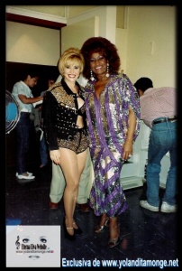 Con la Reina de la Salsa Celia Cruz