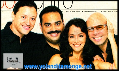 Con Elvis, Gilbertito y Oscar