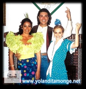 Con Isabel Pantoja y Osvaldo Rios