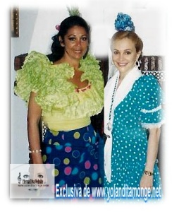 Con la Diva espanola Isabel Pantoja