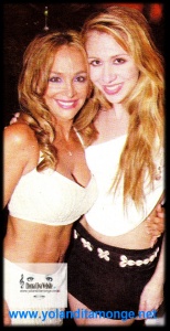Con su hija la cantante Noelia