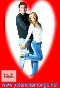 Con su esposo Topy Mamery